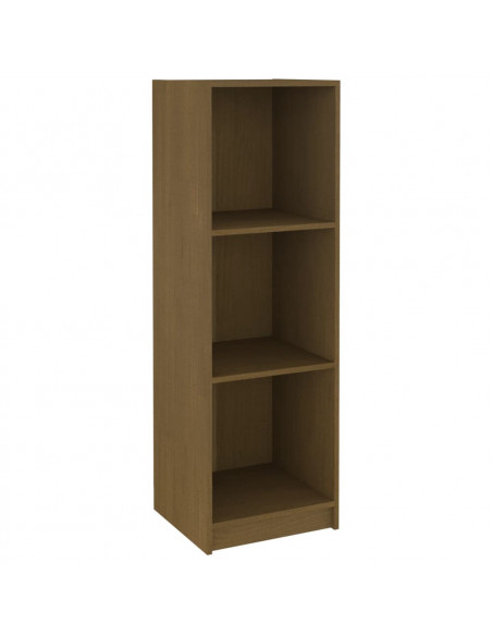 Libreria/Divisorio Marrone Miele in Legno Massello di Pino
