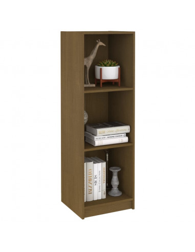 Libreria/Divisorio Marrone Miele in Legno Massello di Pino