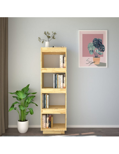 Libreria/Divisorio 41x35x135 cm in Legno Massello di Pino