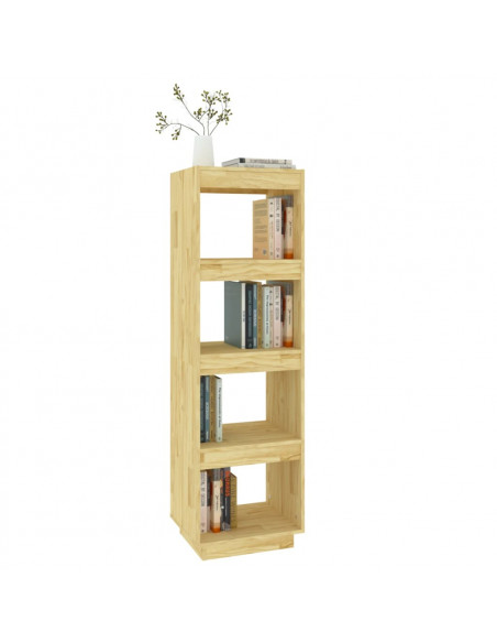Libreria/Divisorio 41x35x135 cm in Legno Massello di Pino