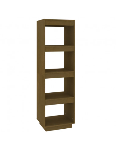 Libreria/Divisorio Miele 40x35x135 cm in Legno Massello di Pino