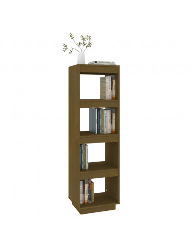 Libreria/Divisorio Miele 40x35x135 cm in Legno Massello di Pino
