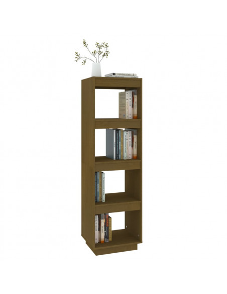 Libreria/Divisorio Miele 40x35x135 cm in Legno Massello di Pino