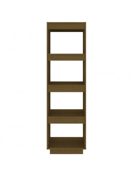 Libreria/Divisorio Miele 40x35x135 cm in Legno Massello di Pino