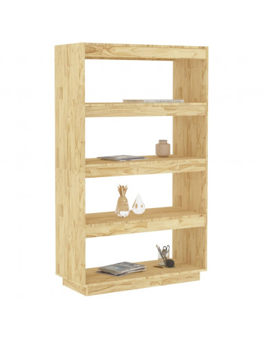 Libreria/Divisorio 80x35x135 cm in Legno Massello di Pino