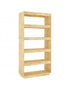 Libreria/Divisorio 80x35x167 cm in Legno Massello di Pino 2