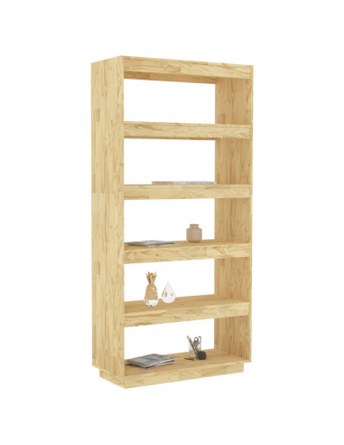 Libreria/Divisorio 80x35x167 cm in Legno Massello di Pino
