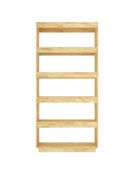 Libreria/Divisorio 80x35x167 cm in Legno Massello di Pino