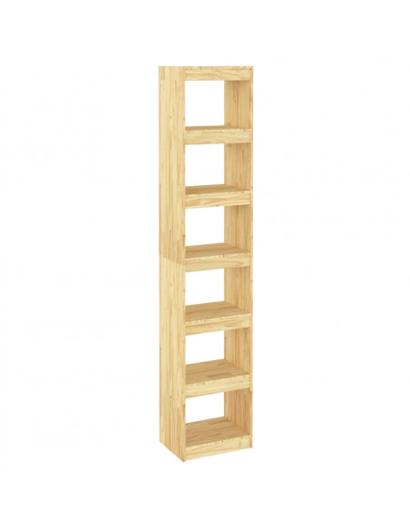 Libreria/Divisorio 40x30x199 cm in Legno Massello di Pino