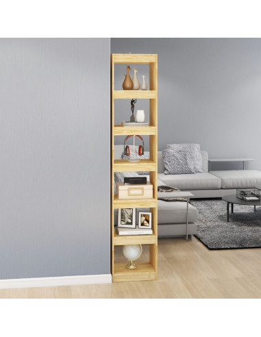 Libreria/Divisorio 40x30x199 cm in Legno Massello di Pino