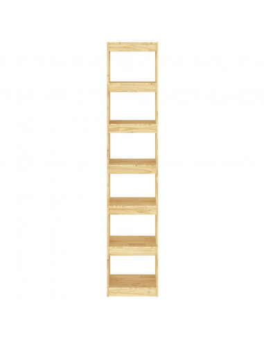 Libreria/Divisorio 40x30x199 cm in Legno Massello di Pino