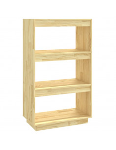 Libreria/Divisorio 60x35x103 cm in Legno Massello di Pino 2