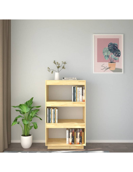 Libreria/Divisorio 60x35x103 cm in Legno Massello di Pino