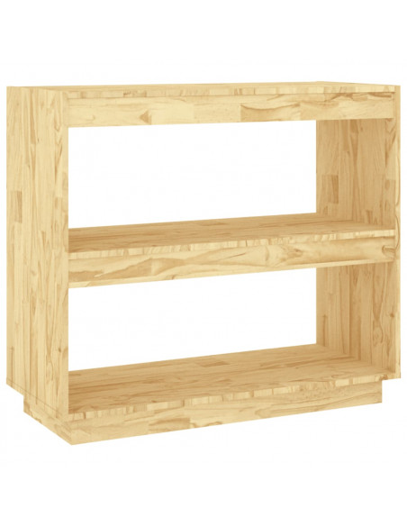 Libreria 80x35x71 cm in Legno Massello di Pino