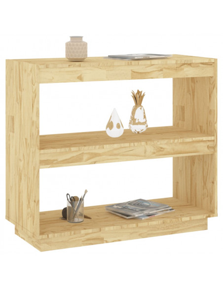 Libreria 80x35x71 cm in Legno Massello di Pino