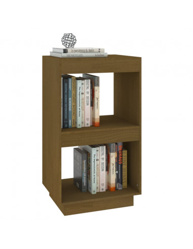 Libreria Marrone Miele 40x35x71 cm in Legno Massello di Pino