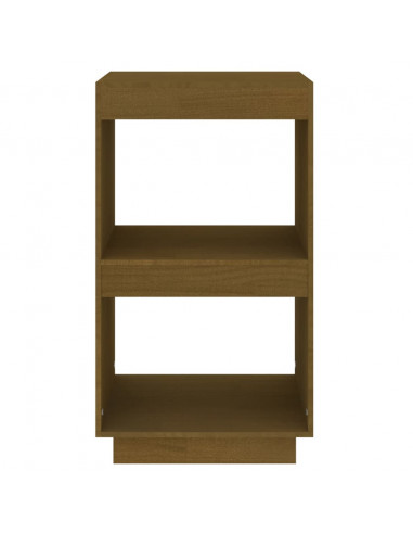 Libreria Marrone Miele 40x35x71 cm in Legno Massello di Pino