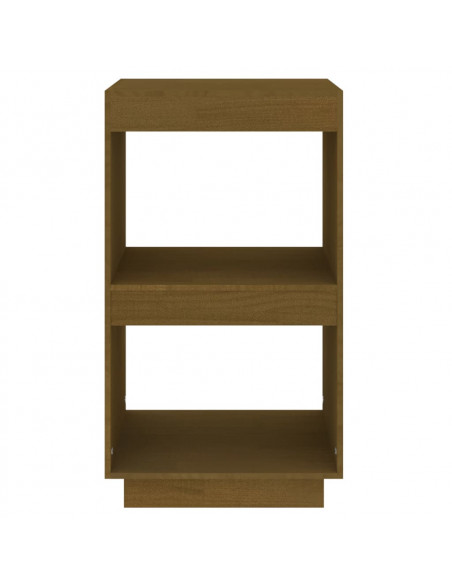 Libreria Marrone Miele 40x35x71 cm in Legno Massello di Pino
