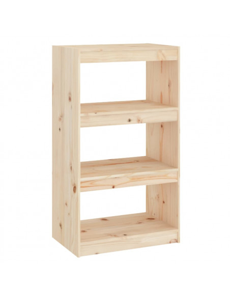 Libreria/Divisorio 60x30x103,5 cm in Legno Massello di Pino