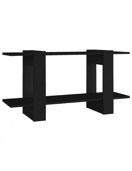 Libreria Nera 100x30x51 cm in Legno Multistrato