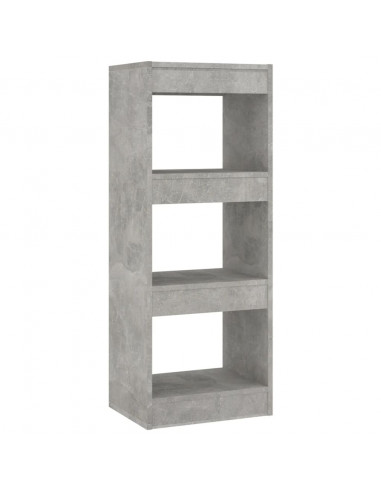 Libreria/Divisorio Grigio Cemento 40x30x103 cm in Truciolato
