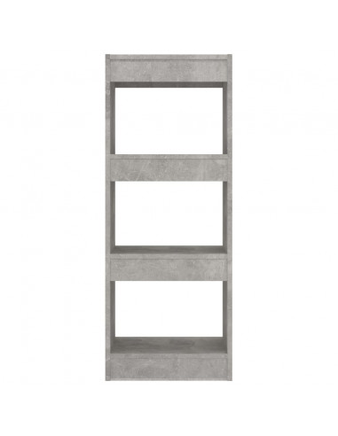 Libreria/Divisorio Grigio Cemento 40x30x103 cm in Truciolato