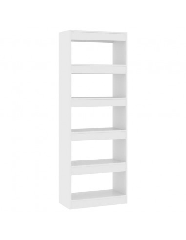 Libreria/Divisorio Bianco 60x30x166 cm in Truciolato