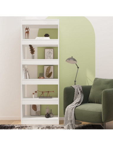 Libreria/Divisorio Bianco 60x30x166 cm in Truciolato