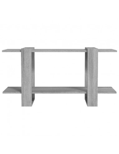 Libreria Grigio Marrone 100x30x51 cm in Legno Multistrato