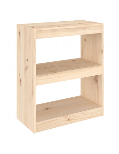 Libreria/Divisorio 60x30x71,5 cm in Legno Massello di Pino