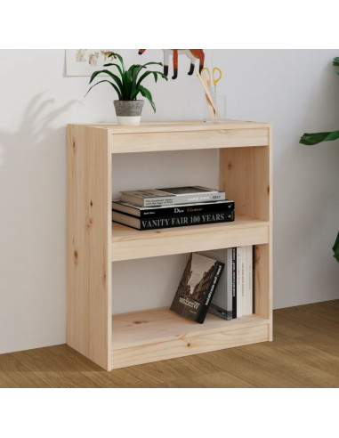 Libreria/Divisorio 60x30x71,5 cm in Legno Massello di Pino