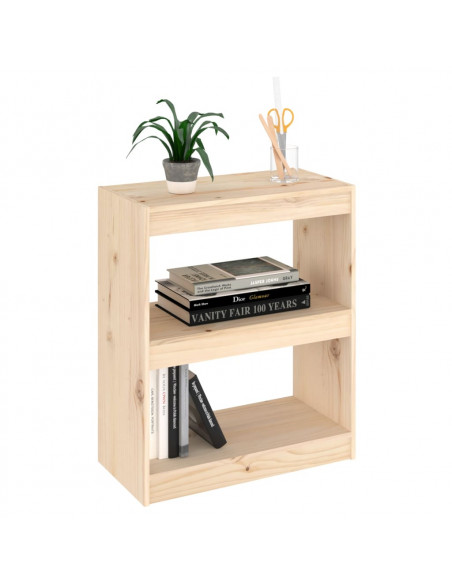 Libreria/Divisorio 60x30x71,5 cm in Legno Massello di Pino