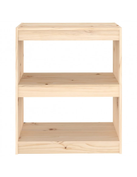Libreria/Divisorio 60x30x71,5 cm in Legno Massello di Pino
