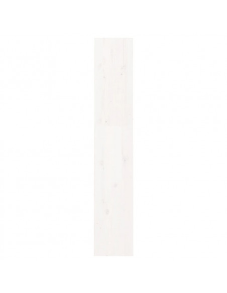 Libreria/Divisorio Bianco 60x30x167,5 cm in Massello di Pino
