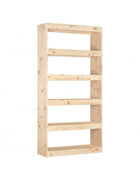 Libreria/Divisorio 80x30x167,4 cm Legno Massello di Pino