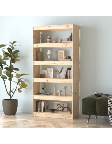 Libreria/Divisorio 80x30x167,4 cm Legno Massello di Pino