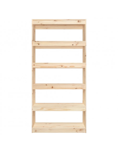 Libreria/Divisorio 80x30x167,4 cm Legno Massello di Pino