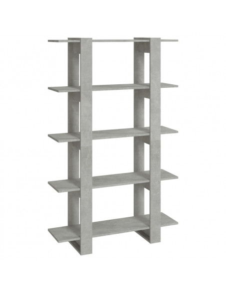 Libreria/Divisorio Grigio Cemento 100x30x160 cm