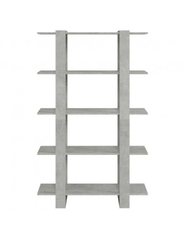 Libreria/Divisorio Grigio Cemento 100x30x160 cm