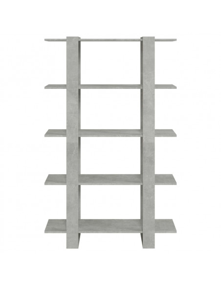 Libreria/Divisorio Grigio Cemento 100x30x160 cm