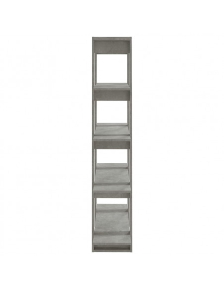Libreria/Divisorio Grigio Cemento 100x30x160 cm