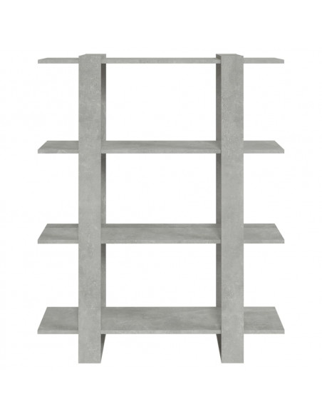 Libreria/Divisorio Grigio Cemento 100x30x123,5 cm