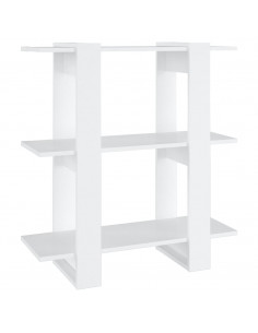 Libreria/Divisorio Bianco 80x30x87 cm 2