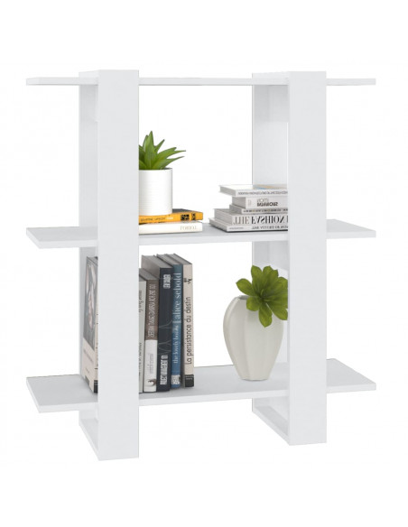 Libreria/Divisorio Bianco 80x30x87 cm