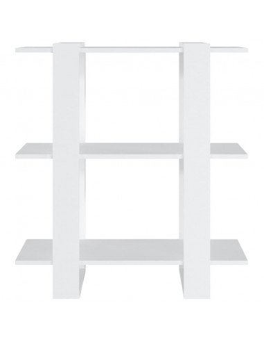 Libreria/Divisorio Bianco 80x30x87 cm