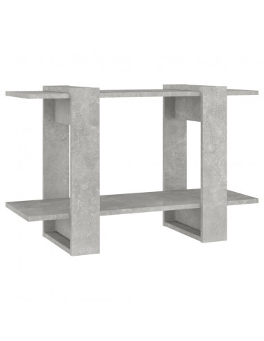 Libreria/Divisorio Grigio Cemento 80x30x51 cm