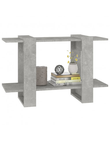 Libreria/Divisorio Grigio Cemento 80x30x51 cm