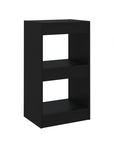 Libreria/Divisorio Nero 40x30x72 cm