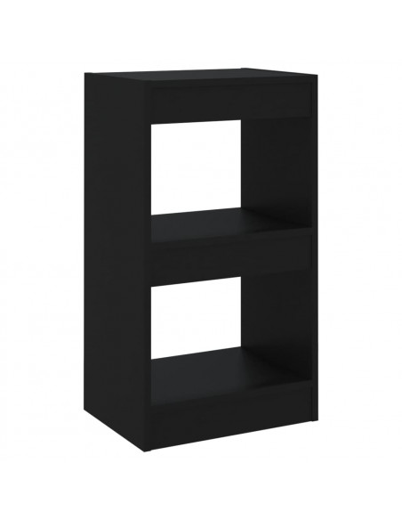 Libreria/Divisorio Nero 40x30x72 cm