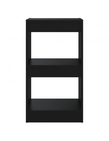 Libreria/Divisorio Nero 40x30x72 cm